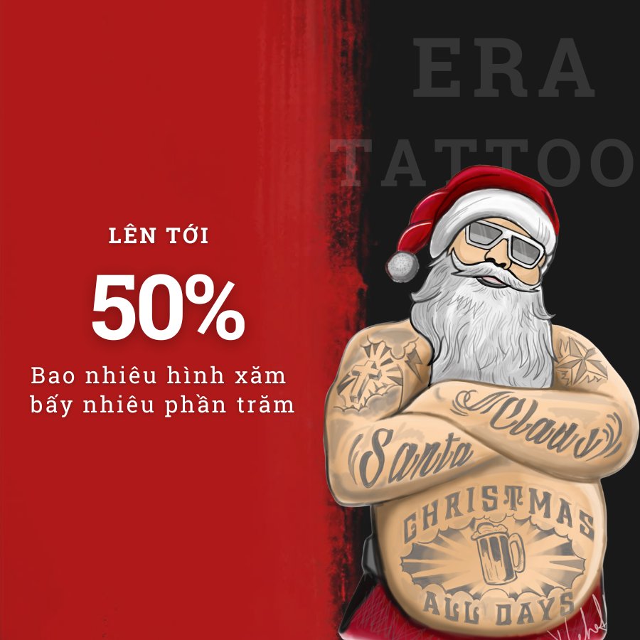 Review Hình xăm dán noel tattoo giáng sinh thiên thần và hươu tuyết 10x6cm